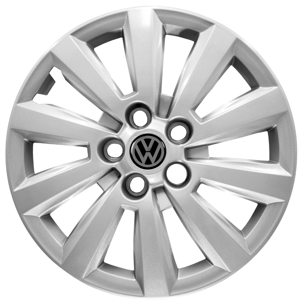 Jogo 4 Calotas Aro 15 VW Fox Space Fox Polo 2014 PRATA