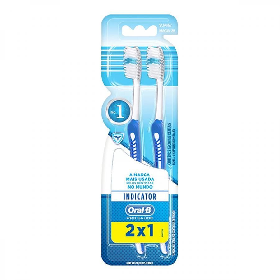 Escova Dental Oral-B Indicator Plus Macia 35 Leve 2 Pague 1 em Oferta na Shopee