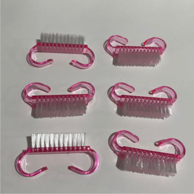 Kit 6/12/24/36 Unidades Ferramentas para Nail Art, escova de limpeza de chifre, limpeza de unhas translúcidas / pequenas em Oferta na Shopee