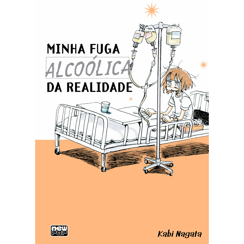 Capa do livro Mangá - Minha Fuga Alcoólica da Realidade - por Kabi Nagata - Editora New Pop