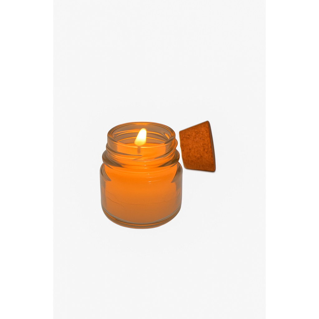 Kit 10 Velas aromáticas no pote de vidro com tampa de rolha
