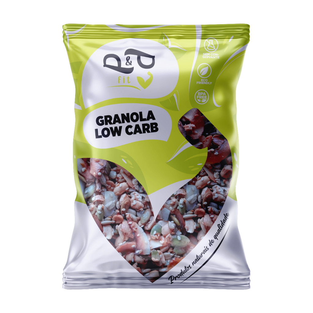 Granola Gourmet P&P Low Carb Zero Açúcar Sem Glúten 250g - P&P