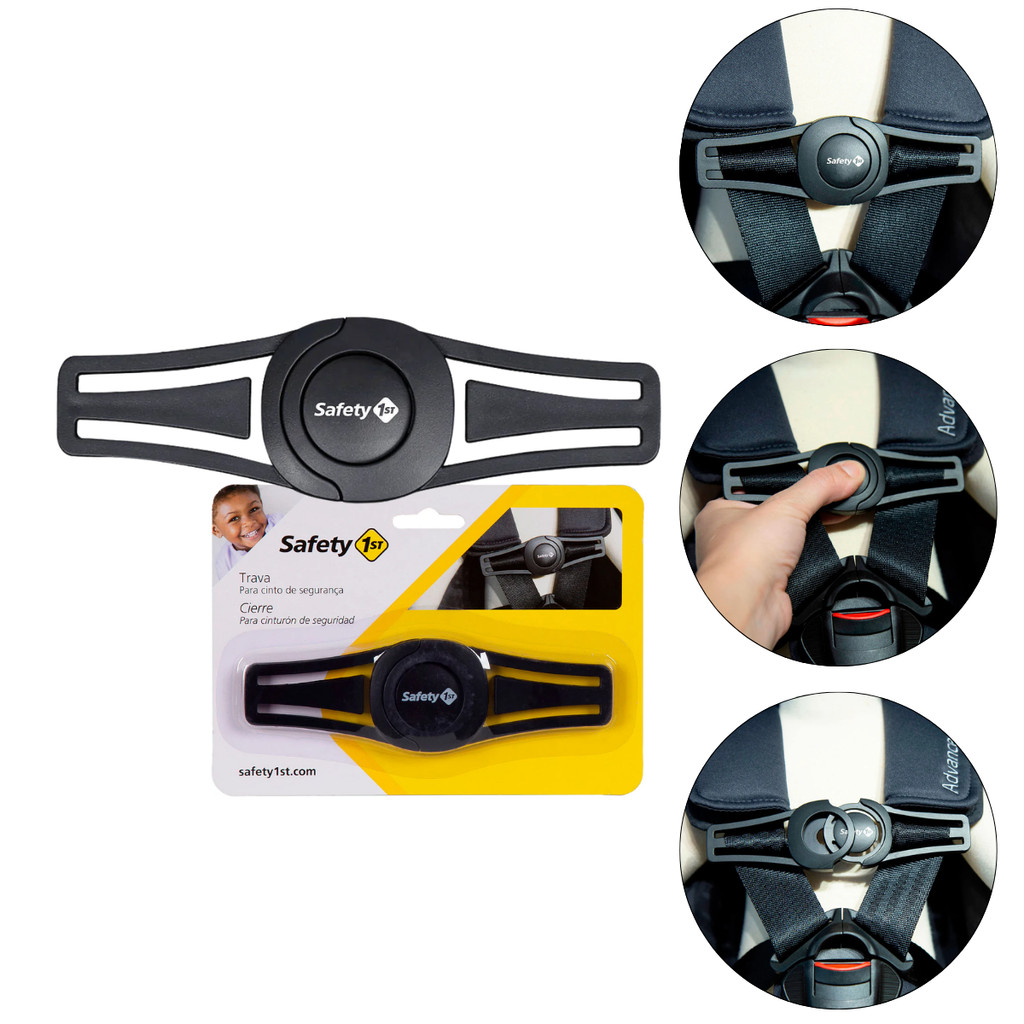 Trava Clip Peitoral Cinto Segurança Assento Cadeirinha Bebê infantil safety 1st MAIS VENDIDO