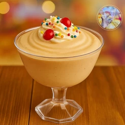 15 TAÇA SOBREMESA 1.250 ML ACRÍLICO DIAMANTE S/T NATAL 2025 (CHOCO)