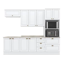 Cozinha Modulada Nova York 7 Peças Branco Hp – Henn