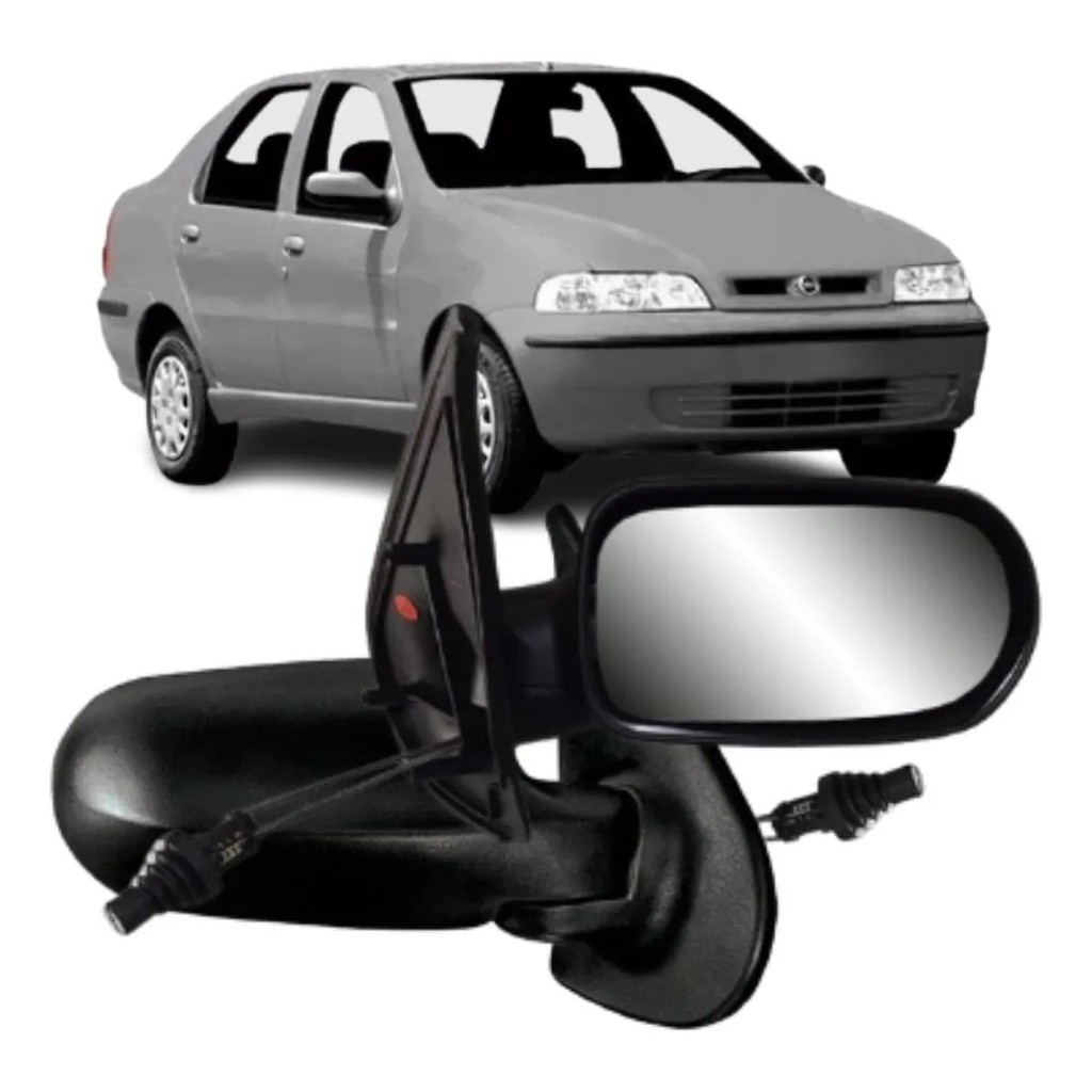 Retrovisor Siena Fire 2001 2002 2003 4 Portas Com controle
