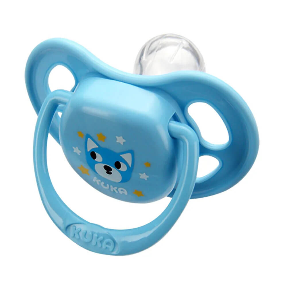 Chupeta Kuka Smart Em Silicone  Azul - Tamanho 01 em Oferta na Shopee