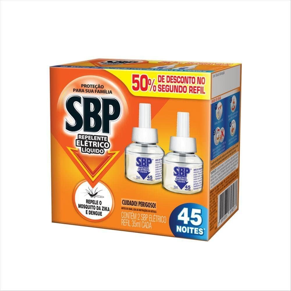 SBP Repelente Elétrico Líquido 50% grátis 2ª Unidade 35ml