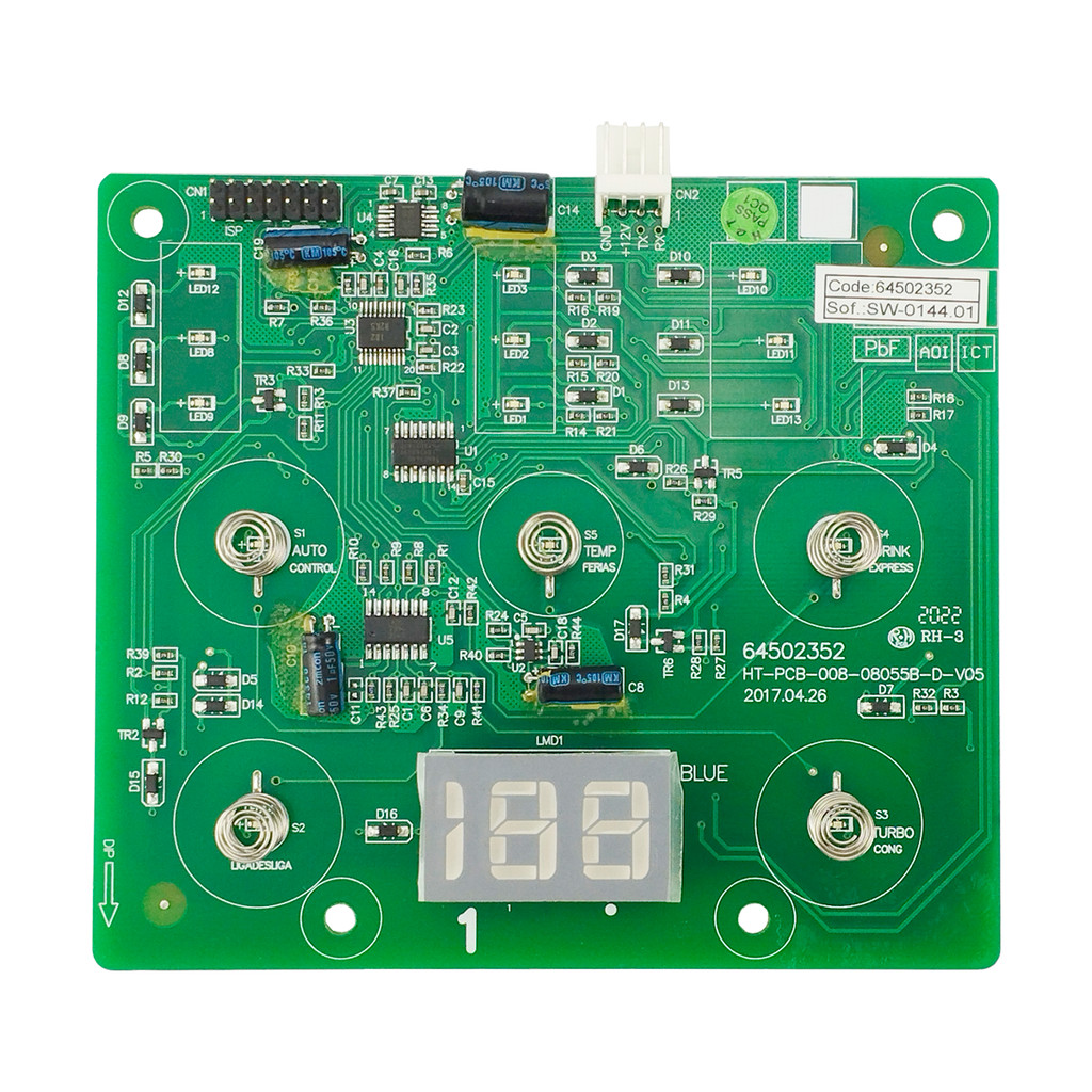 Painel Eletronico Geladeira Sco Low Electrolux Original 64502352