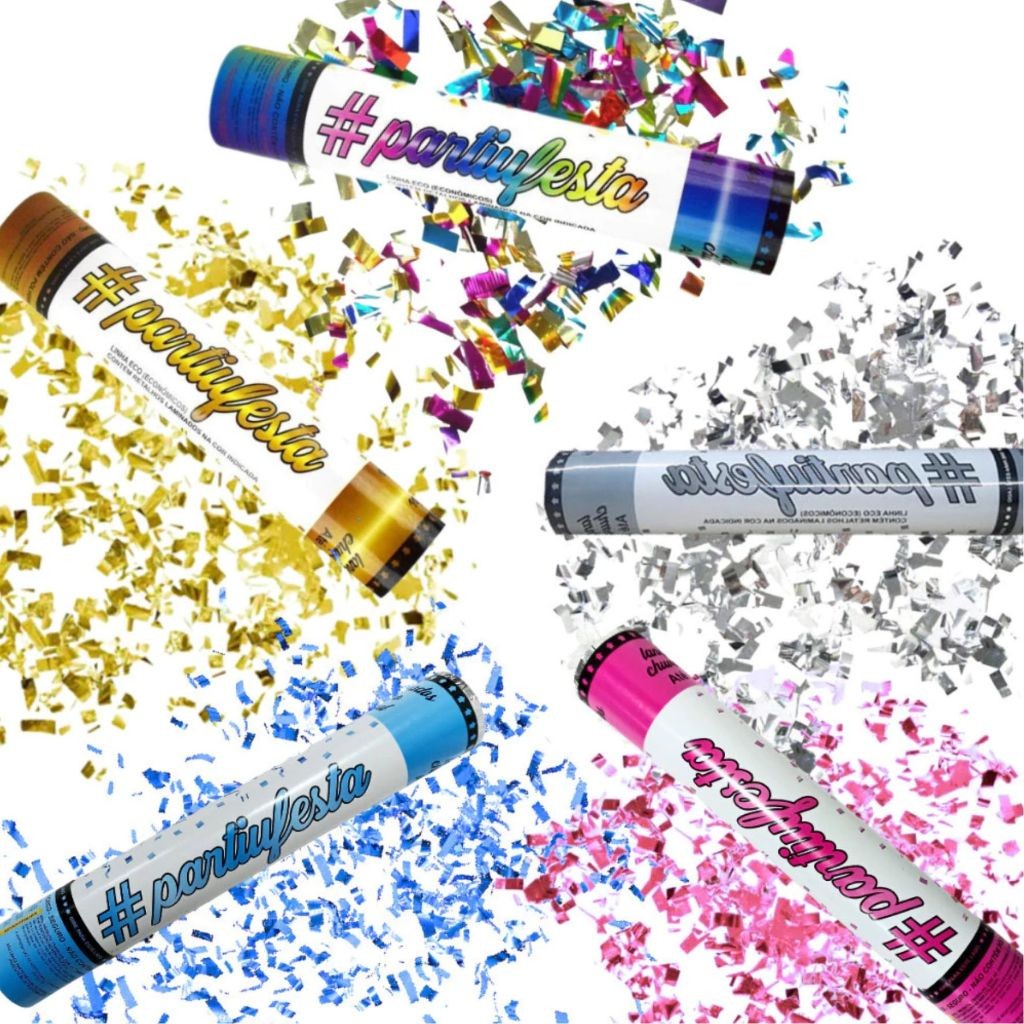 Confete em Papel Metalizado para Lançamento em Casamentos e Festas em Oferta na Shopee