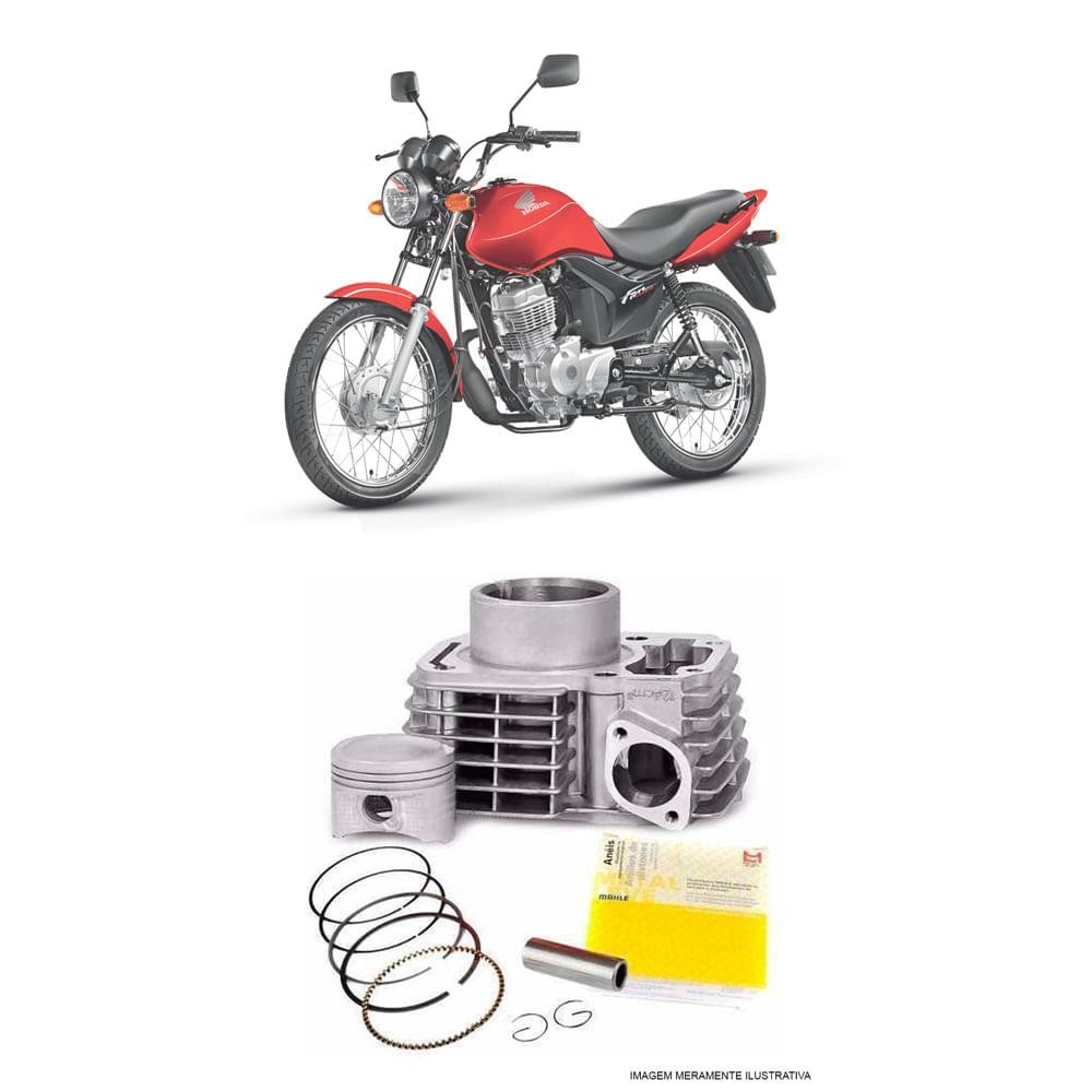 Kit Motor Cilindro CG 125 Fan ES KS Cargo 2009- Metal Leve em Oferta na Shopee