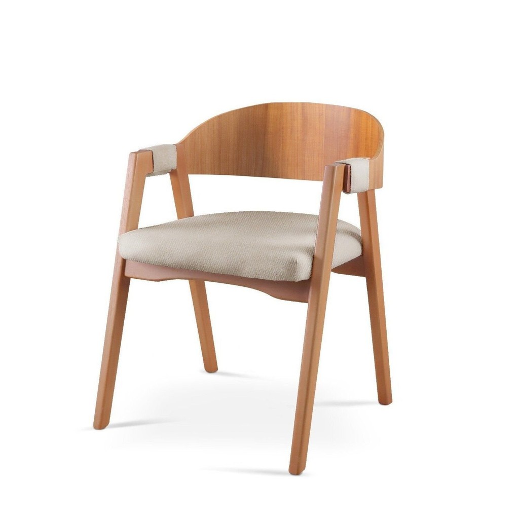 Cadeira para Sala de Jantar Luna Linho Bege em Oferta na Shopee