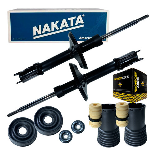 Par Amortecedor Dianteiro original Nakata + Kit Axios Sandero Stepway 2008 2009 2010 2011 2012 2013 2014 em Oferta na Shopee