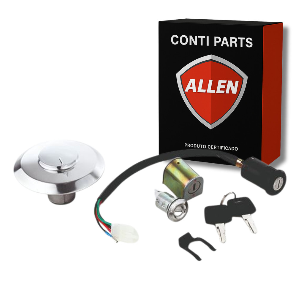 Conjunto Travas Tanque Ignição Titan 125 2000 2001