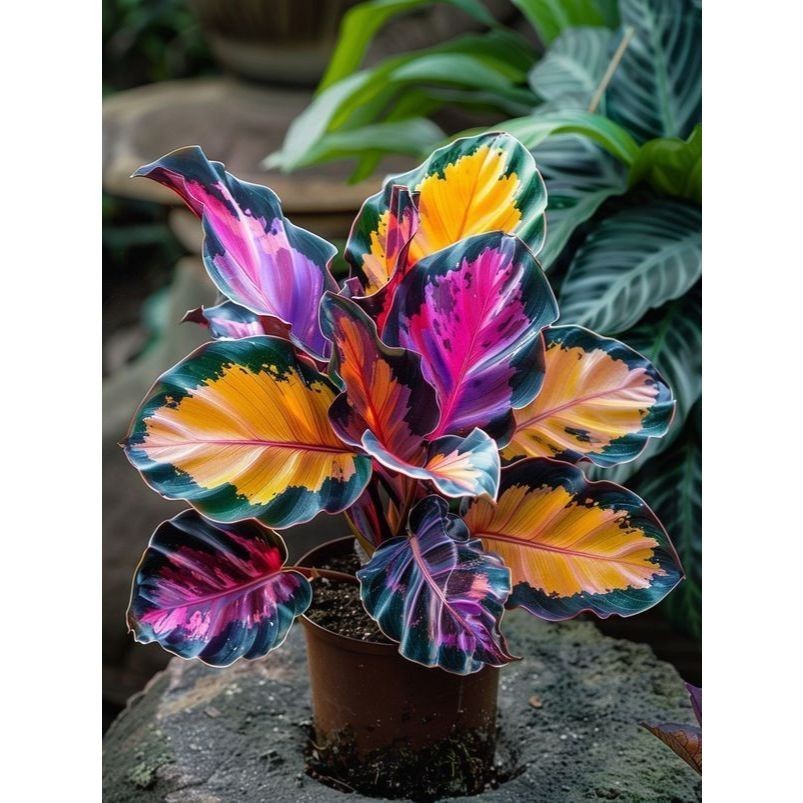 Caladium Véu Carmim 100 sementes com manual de cultivo V V