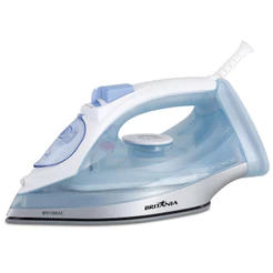 Ferro a Vapor Britânia Nano Ceramic Eco 430ml Azul e Branco BFE1000AZ – 127 Volts