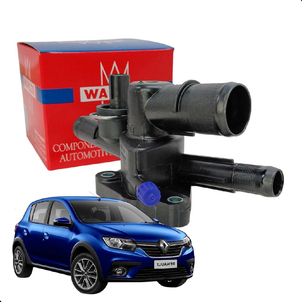 Válvula Termostática Renault Logan Sandero 1.0 12v 3cil 2016 A 2025 Original Wahler