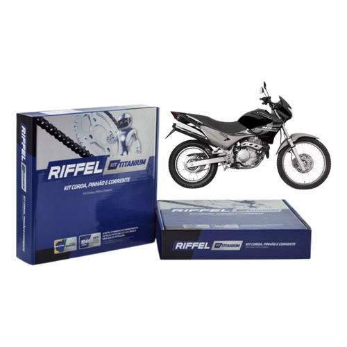 Kit Relação Tração Transmissão NX 400i FALCON 2012 à 2015 Original Riffel
