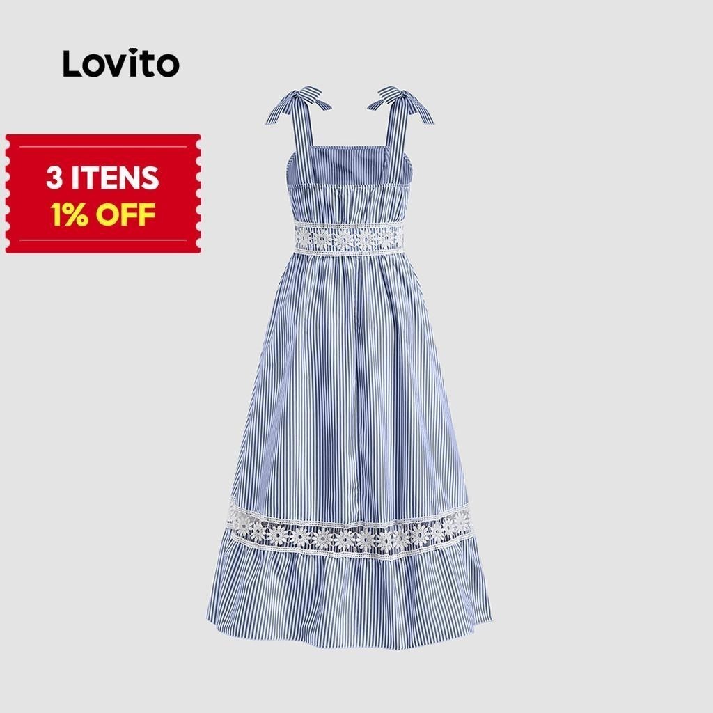 (Trendy) Lovito Vestido Boho Com Estampa Tribal Vestido De Verão/Primavera Para Mulheres L124AD726 - Women Clothes