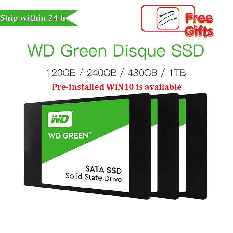 SSD 120GB 240GB 480GB 1TB SATA3 Unidade de estado sólido de 2.5 polegadas adequada para Laptop