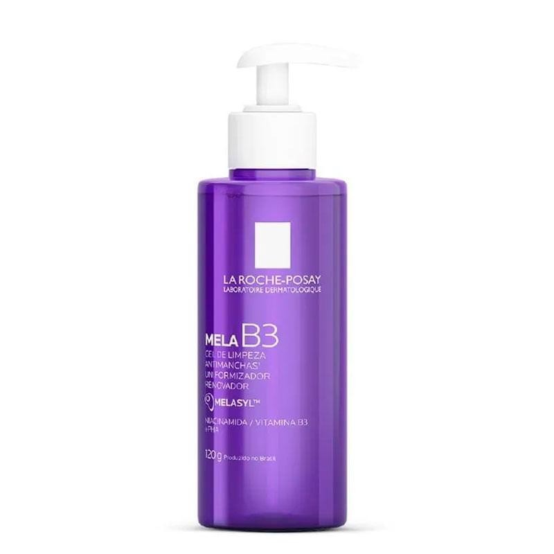 Gel de Limpeza Facial Antimanchas La Roche-Posay Mela B3 120g em Oferta na Shopee