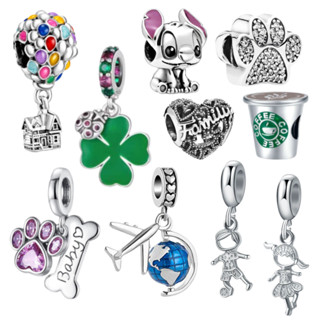 Berloque Pulseira Prata 925 Jóias  Forma Série Pulseiras Feminina Pingente em Oferta na Shopee