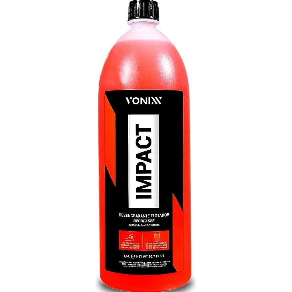 Impact Pre Lavagem Vonixx 1,5l Limpa Motor E Caixa De Roda em Oferta na Shopee