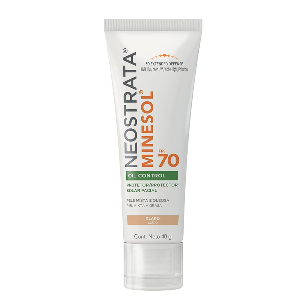Protetor Solar Facial NeoStrata Minesol Oil Control FPS 70 Pele Clara 40g - Beauty