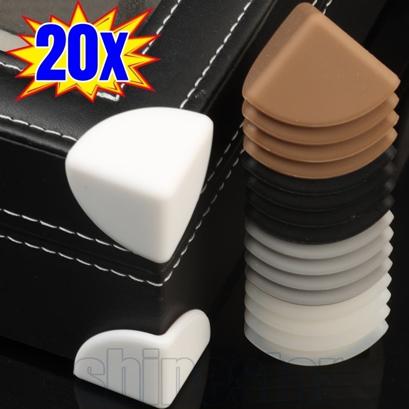 Protetor De Canto De Mesa Para Móveis De 20 Unidades-Borda De Em Ângulo Reto Caixa De Joias-Segurança Do Bebê-Capa Antic em Oferta na Shopee