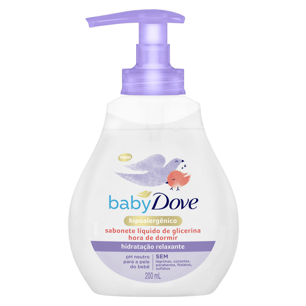 Sabonete Líquido Dove Baby Hora de Dormir 200ml - Mom & Baby