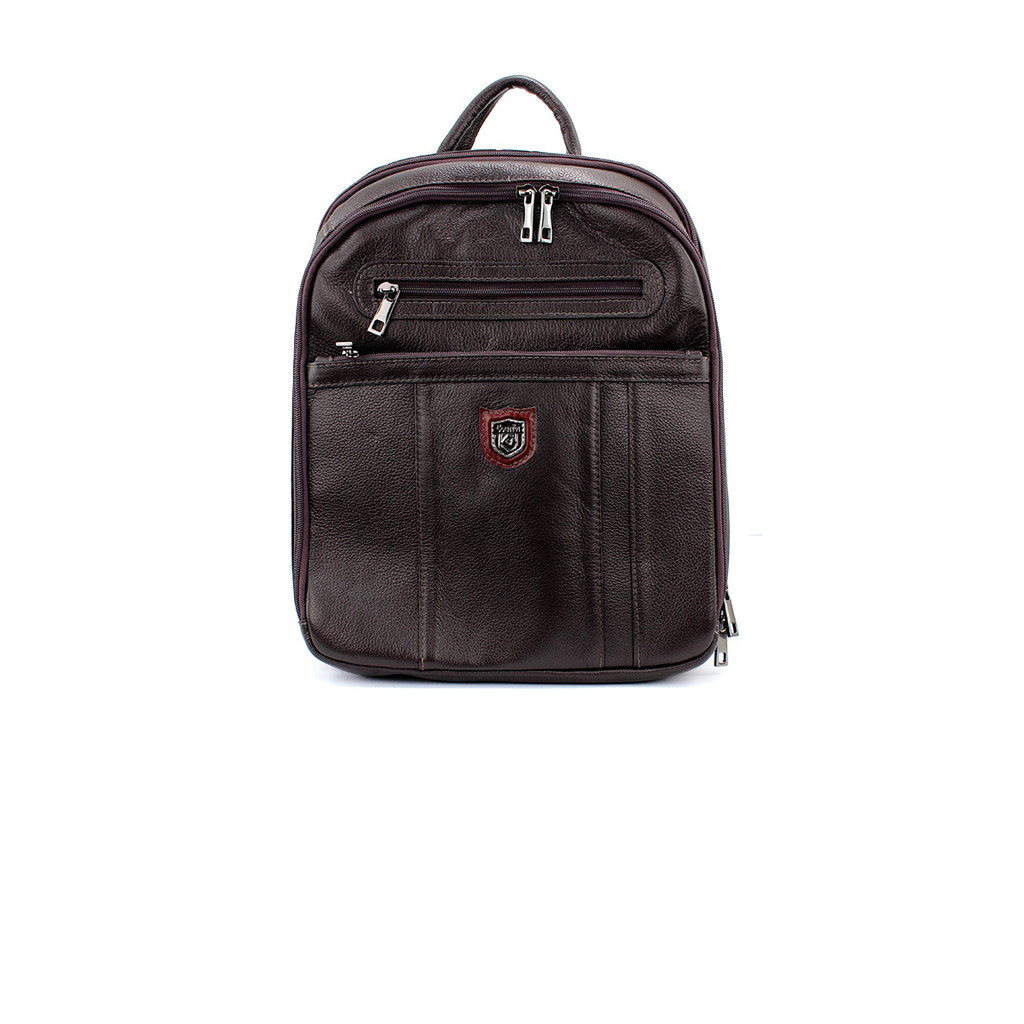 Mochila Porta Notebook Couribi Couro Cafe