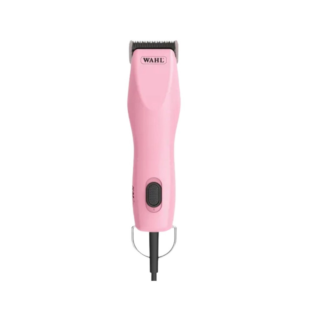 Máquina de Tosa Cachorro Gato Wahl KM2 Com Fio Rosa