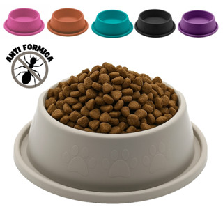 Comedouro Bebedouro Plástico Cachorro Gato Pet Anti Formiga Design Tigela Pote Ração em Oferta na Shopee
