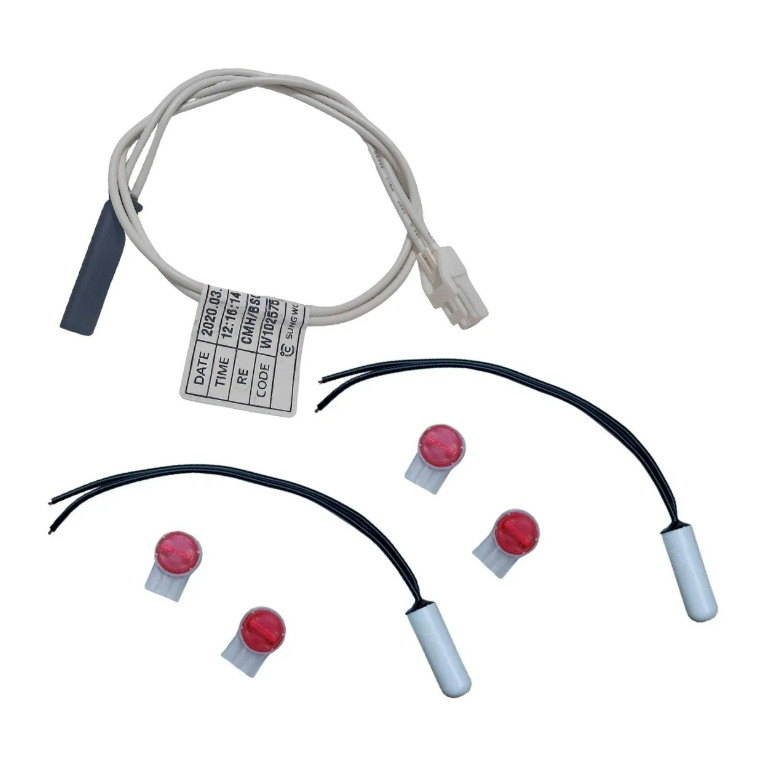 Kit 2 Sensores 2.7k + 1 Fusível térmico Original Refrigerador Brastemp Consul BRM BRE CRM