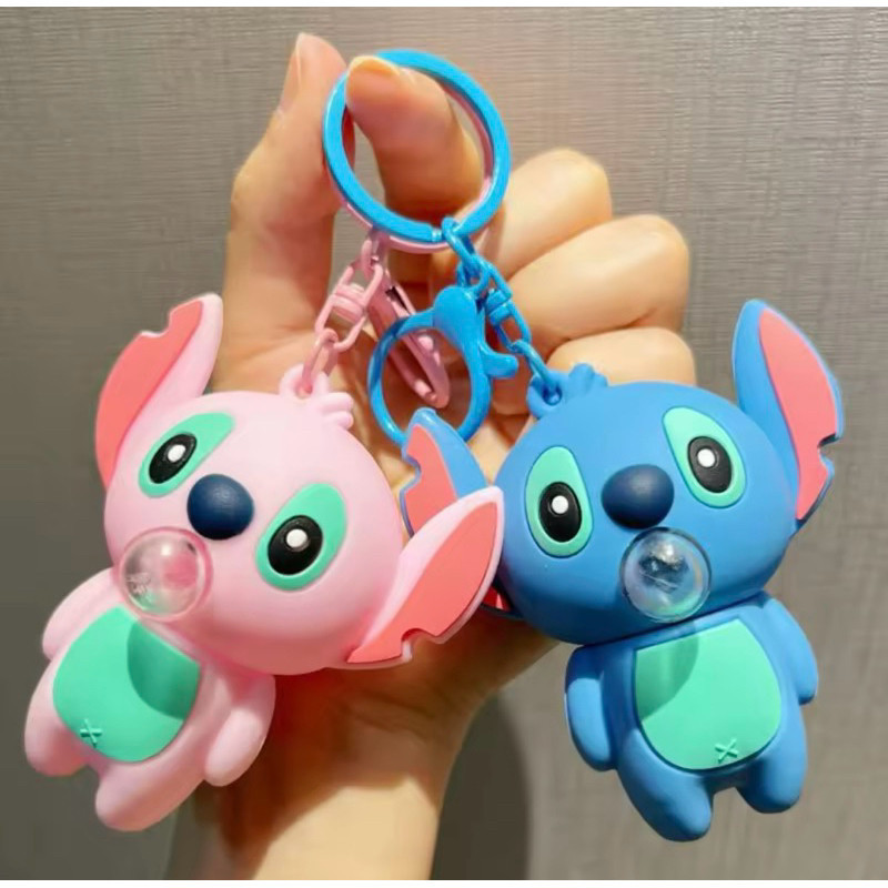 Chaveiro Stitch - Bolha de Chiclete Fofo Silicone
