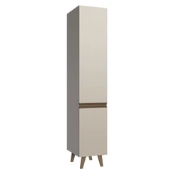 Paneleiro 40 cm 2 Portas Com Pés Crema Nice Madesa