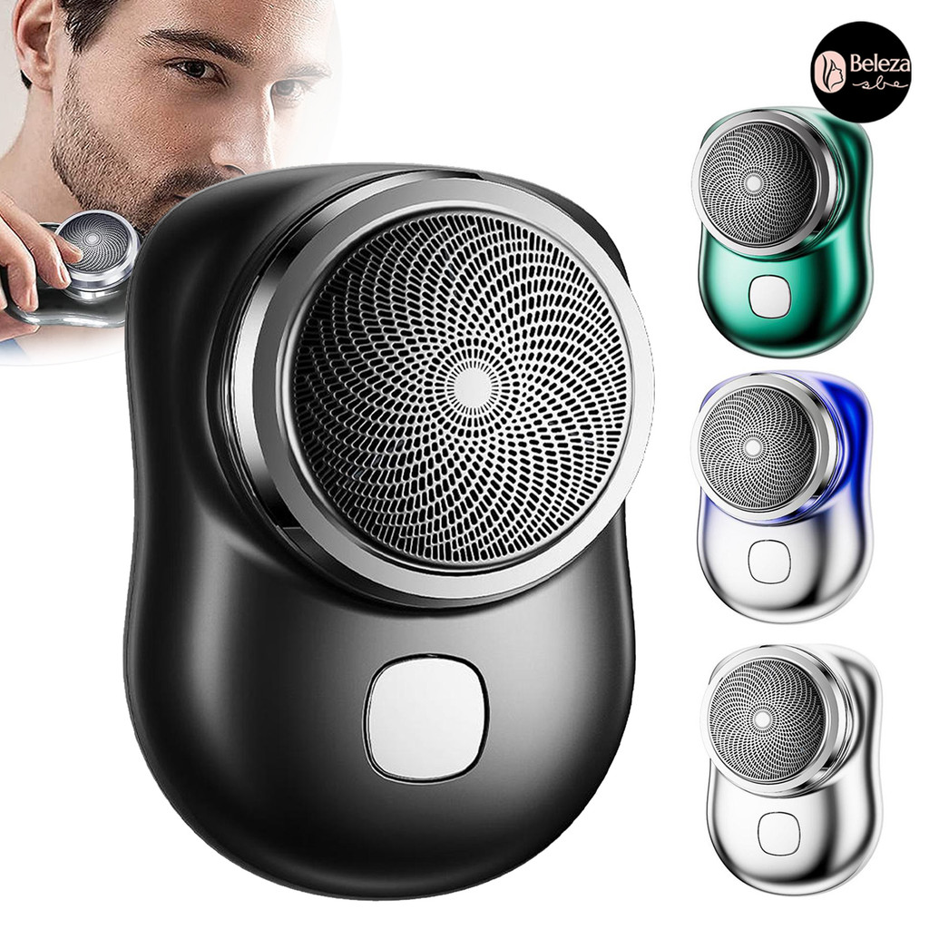Mini Barbeador EléTrico PortáTil À Prova D'áGua TIPO-C Aparador De Barba De Bolso Promoção Dupla Finalidade Tipo Bolso