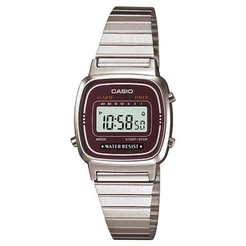 Relógio Casio Vintage LA670WA-4DF Prata Feminino