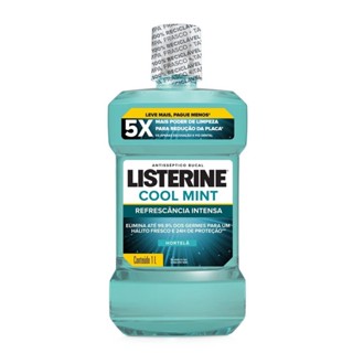 Enxaguante Bucal Listerine Cool Mint 1L em Oferta na Shopee