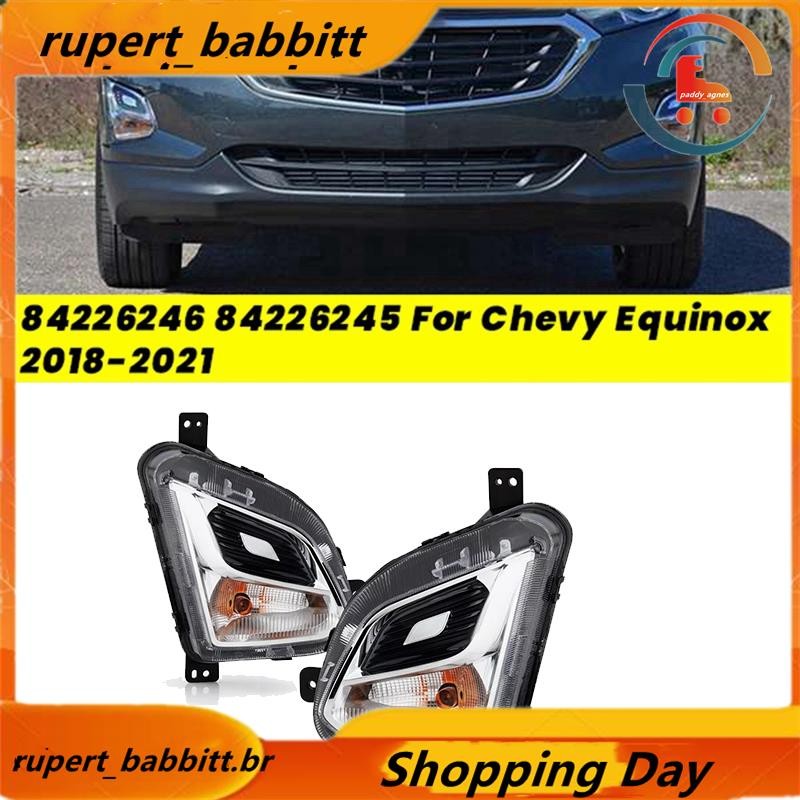 1 Par De Luz De Sinalização Do Para-Choque Dianteiro Sem Lâmpada De Neblina 84226246 84226245 Chevy Equinox 2018-2021 Co