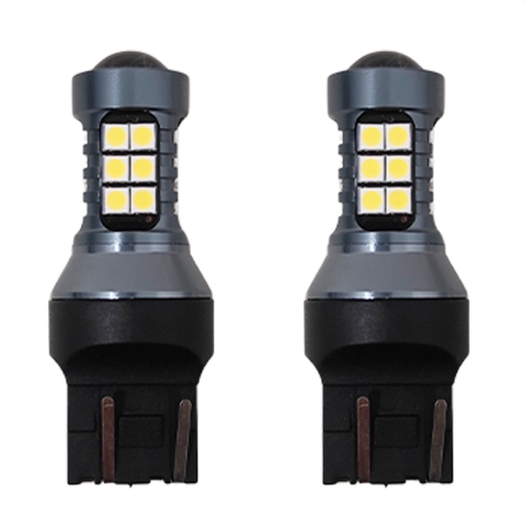 Par Lâmpada JR8 T20 2 polos 27 Leds 5,88 watts Canbus 6000k em Oferta na Shopee