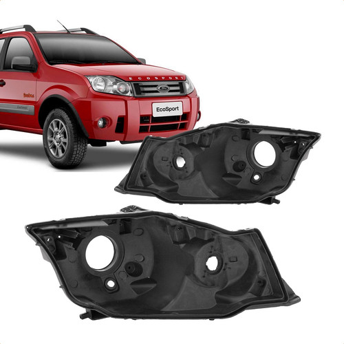 Par Carcaça Farol Ecosport 2008 2009 2010 2011 2012