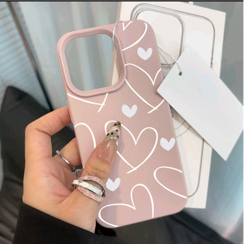 Capa Para Samsung Galaxy A56 A36 A26 A07 A55 A35 A16 A06 A15 A25 A54 A53 A05 Lichee Padrão Luxo Couro Do Plutônio Amor C