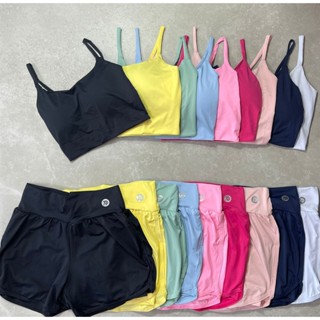 Conjunto Short Duplo Rota D'Agua Academia Fitness em Oferta na Shopee