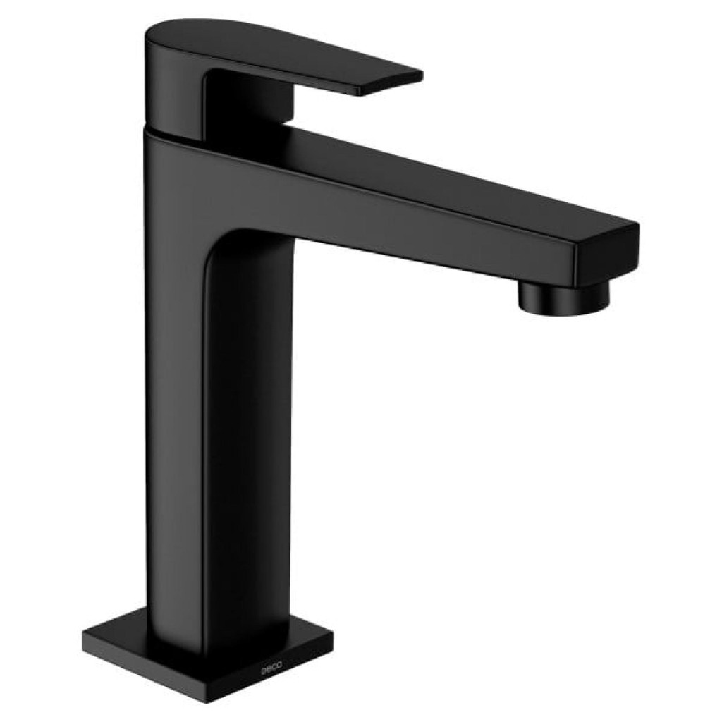 Torneira de Mesa para Lavatório Level Bica Média Black Matte - Deca