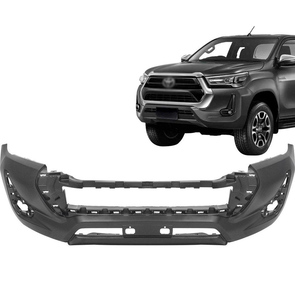 Parachoque Dianteiro Hilux 2021 2022 Sem Furo Sensor Sem Tela em Oferta na Shopee
