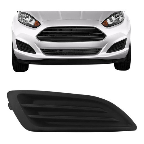 Moldura Milha Para-choque New Fiesta 2014/2017 Lado Direito
