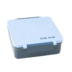 Bento Box com 3 Divisórias e Pote Térmico Azul Büp One