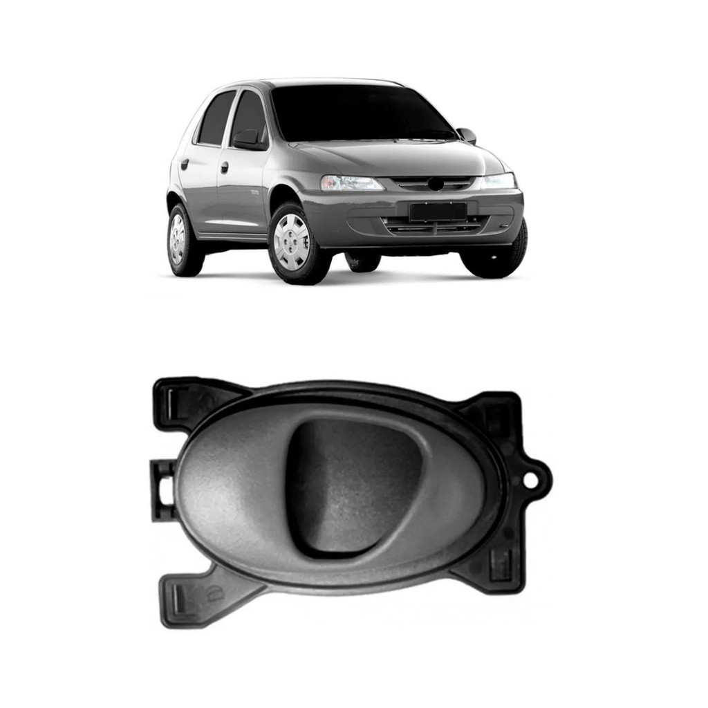 Macaneta Interna Porta Celta 2000 2002 2004 2006 Direito Grafite em Oferta na Shopee