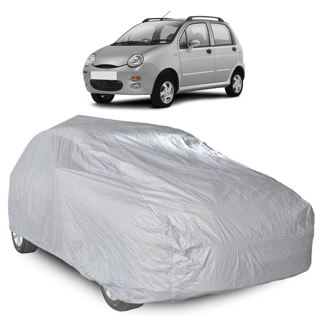 Capa Impermeável Para Cobrir Automóveis Cherry QQ 2016 2017 2018 2019 2020 A 2022 Tamanhos P Com forro na Parte Superior - Spare Parts and Accessories for Vehicles